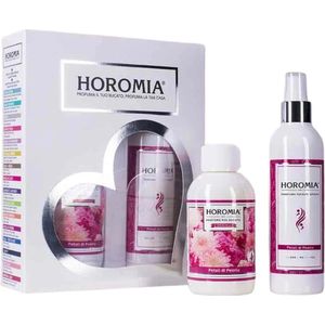 Horomia - Geschenkset Petali-di-Peonia - Wasparfum en Textielspray - 250 ml