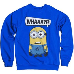 Minions Sweater/trui -2XL- Whaaa?!? Blauw