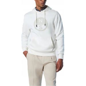 North Sails - HOODED SWEATER - Wit - Casual