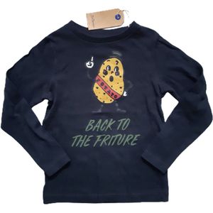 Bellerose t-shirt maat 116 donker blauw