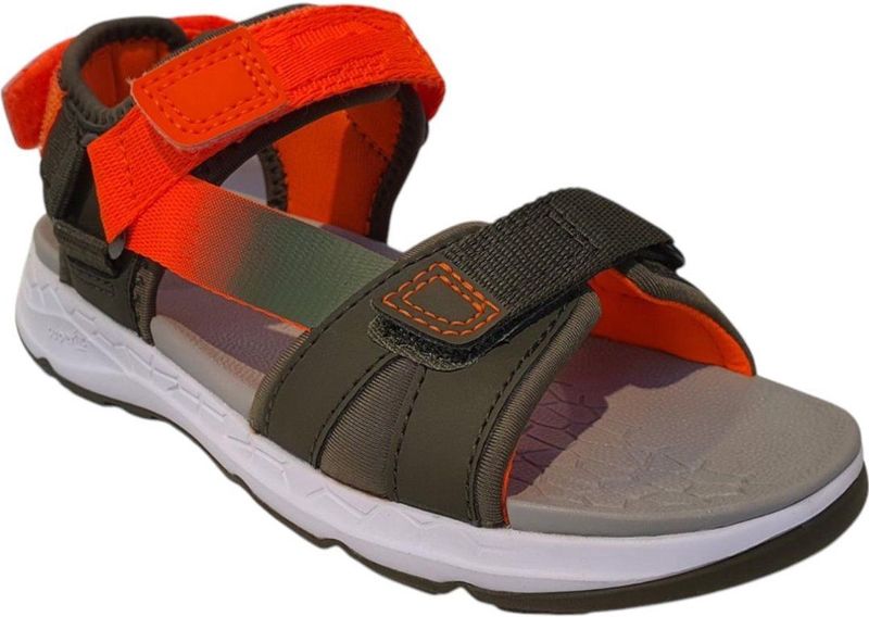 Superfit - Criss Cross - Sandaal - Grijs Oranje - Waterbestendig