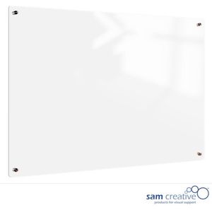 Whiteboard Glas Solid Transparent 120x150 cm | Transparent whiteboard van glas | Doorzichtig whiteboard