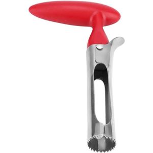 Roestvrijstalen appelboor met kunststof handvat voor het eenvoudig en snel verwijderen van appels, peren en ander fruit zonder beschadiging