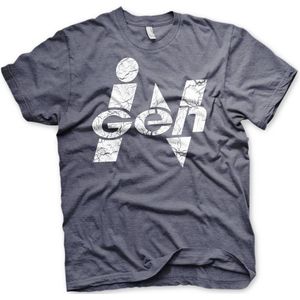 Jurassic Park iGen T-Shirt Navy-Heather-M