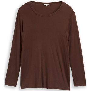 Tom Tailor Plus Size - Basic slim fit shirt met lange mouwen