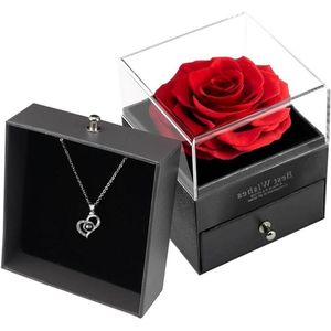 Eeuwige roos cadeau voor dames - Geconserveerde roos voor Valentijnsdag en Moederdag
