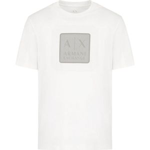 Armani Exchange 6dzthb-zj9jz T-shirt Met Korte Mouwen Wit L Man