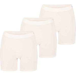 Apollo - Bamboe Short Naadloos - Wit - 3-Pak - Maat L - Boxershorts dames - Dames ondergoed - Naadloos - Bamboe - Bamboe ondergoed dames