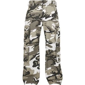Pure Vintage Trousers Cargobroek met zijzakken Urban Camo - 4XL