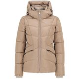 Covered Winterjas 'ANNA 2'  greige