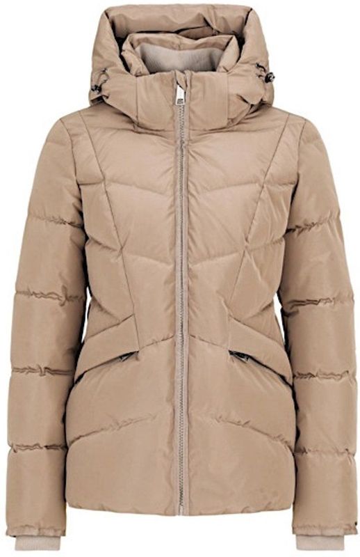 Covered Winterjas 'ANNA 2'  greige