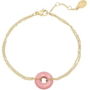 Yehwang Armband ring roze goud