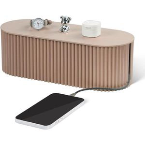 Daity 1 stuk - stopcontactkabel opbergdoos, kabelorganizer, geschikt voor stekkerdozen, laders, adapters, tv-computerkabels, kabelverborgen organizer