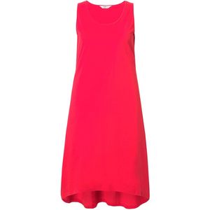 Angel of Style - Dames - Midi-jurk mouwloos jersey - Neonrood - Maat 42