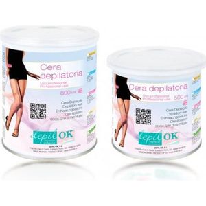 Depil-Ok ROSA HARS IN 500ML BLIK