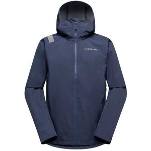 La Sportiva - Crest Evo Shell Jacket - Regenjas - Blauw - Waterdicht