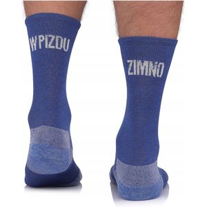 ToDo Zwarte Peak Light Merino Wandelsokken Blauw Maat 43-46