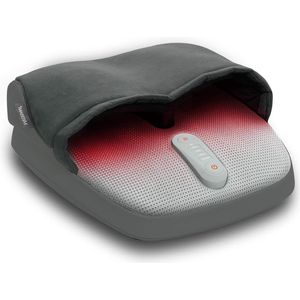 Shiatsu-voetmassage elektrisch met roodlichtfunctie - opwarmfunctie - 3 snelheden - stimuleert circulatie en compressiemassage Voetmassage