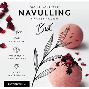Zanzia navulling DIY bruisballen box Rozentuin