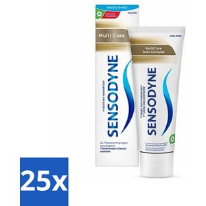 Sensodyne - Tandpasta - MultiCare - Complete Tandverzorging - 75 ml - Bulkverpakking - 25 stuks