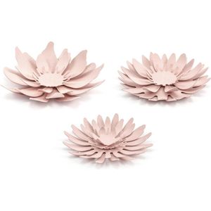 Bloemen Roze - 3 stuks