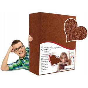 Frotte hoeslaken met elastiek 70x140 cm, zacht en strijkvrij