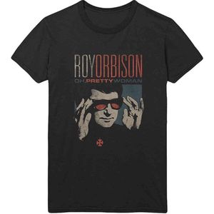 Roy Orbison - Pretty Woman Heren T-shirt - S - Zwart