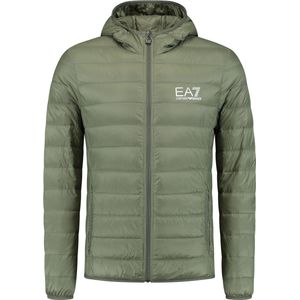 EA7 Train Core ID Down Light Hoodie Jas Heren - Maat S