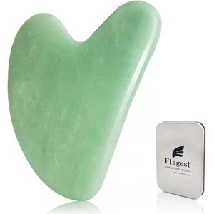 Gua Sha Gezichts- en Lichaamsmassage Tool - Rozenkwarts Acupunctuur voor Anti-Rimpel Therapie