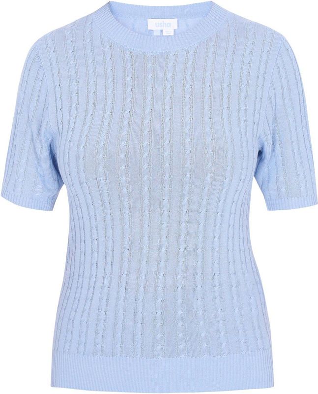 Usha - Sweater - Regular Fit - Korte Mouwen