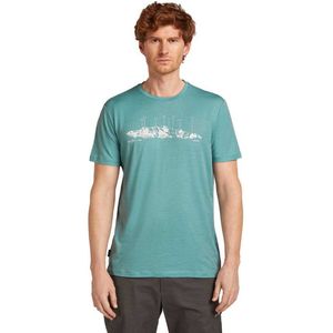 Icebreaker - Merino 150 Tech Lite - T-shirt - Blauw - Korte Mouwen