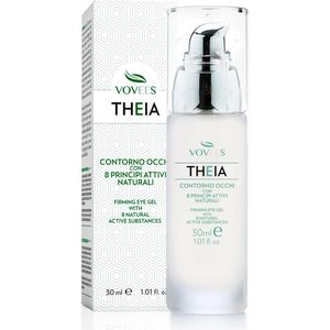 VOVEES Theia ooggel – 30 ml – anti-rimpel & verstevigend – bio hyaluronzuur + 8 vegan ingrediënten – snelle absorptie – Made in Italy