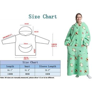 Ibenzoa® Grote, Zachte Fleece Dekens met Zakken en Capuchon - Comfortabel en Multifunctioneel