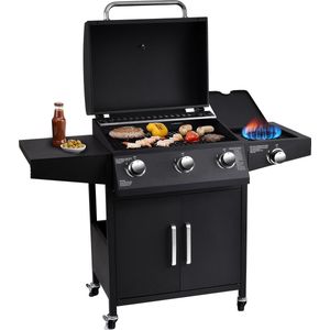MaxxGarden Gas barbecue - 3 branders - Incl. BBQ set