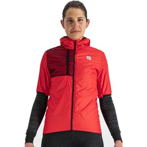 Sportful Supergiara W Puffy Kortmouwjas Rood 2XL Vrouw