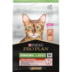 Pro Plan Sterilised Adult Vital Functions - Katten Droogvoer - Zalm - 3 kg