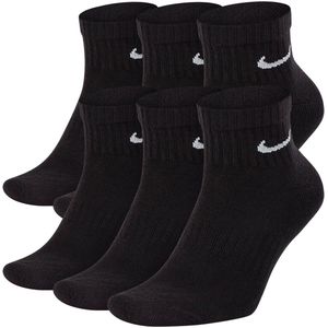 Nike - Everyday Cushioned - Sportsokken - Zwart - Unisex - Set van 3