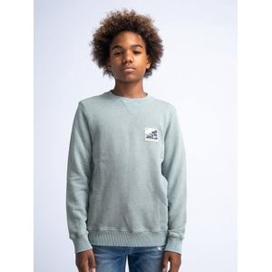 Petrol Industries - Jongens Comfortabele Sweater Sundream - Blauw - Maat 152
