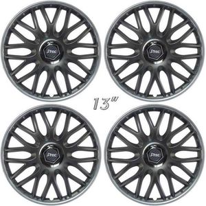 Wieldoppen ORDEN-RS 13 inch zilver/antraciet/chroom center (set a 4 stuks in doos)