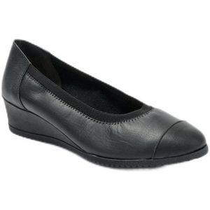 Grote leren ballerina's