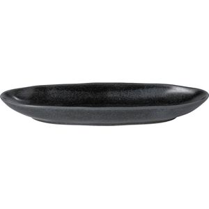Costa Nova servies ovale schaal 33 x 4.7 cm Livia mat zwart