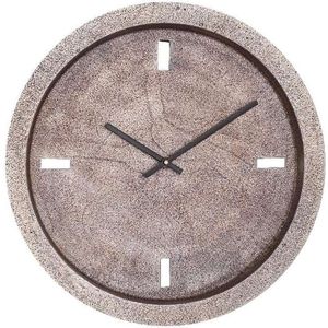 PTMD Klok Endor - 38x38x4 cm - Aluminium - Goud