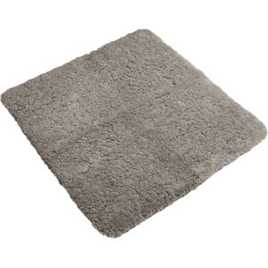Tiseco - Badtapijt - Microfiber - Antislip - 60x60 cm, taupe