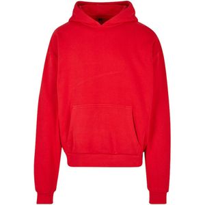 Ultra Heavy 'Cotton Box' Hoodie met capuchon City Red - L