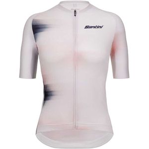 Santini Ombra Eco Micro Korte Mouw Wielertrui Wit 2XL Man,Vrouw