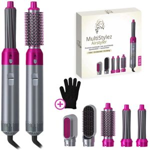 MultiStylez - 5-in-1 Multistyler - Föhnborstel - Haarstyler - Haardroger - Warmteborstel - Krulborstel