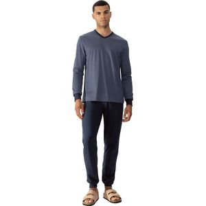 mey Blue Grid - - Pyjama Serie Blue Grid