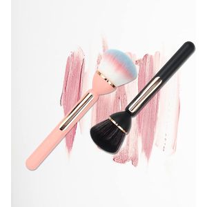 Set van 2 Travel Blush Penselen Roze Zwart