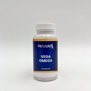 Fit for Life Vega Omega - Gemaakt van marinealg - Vegetarische bron van omega vetzuren - Hoge en veilige dosering EPA en DHA - 60 capsules