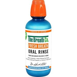 The Breath Co Mondwater - Icy - Mint - 500 ML - Tegen - Slechte Adem - Droge Mond - Ontstoken Tandvlees